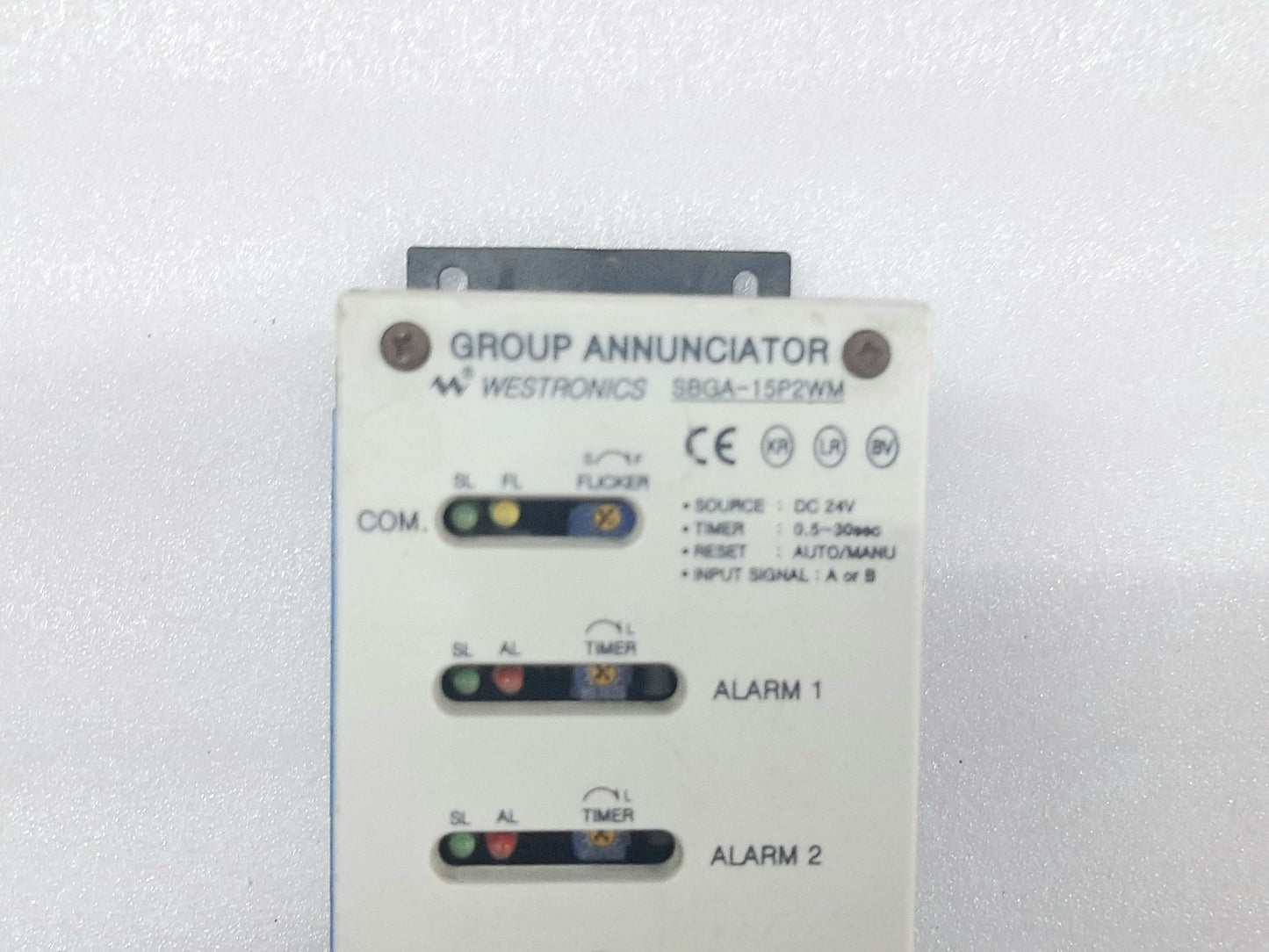 WESTRONICS SBGA-15P2WM GROUP ANNUNCIATOR (3)