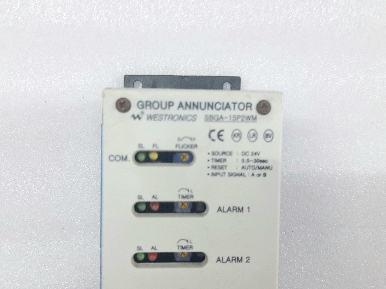 WESTRONICS SBGA-15P2WM GROUP ANNUNCIATOR (3)