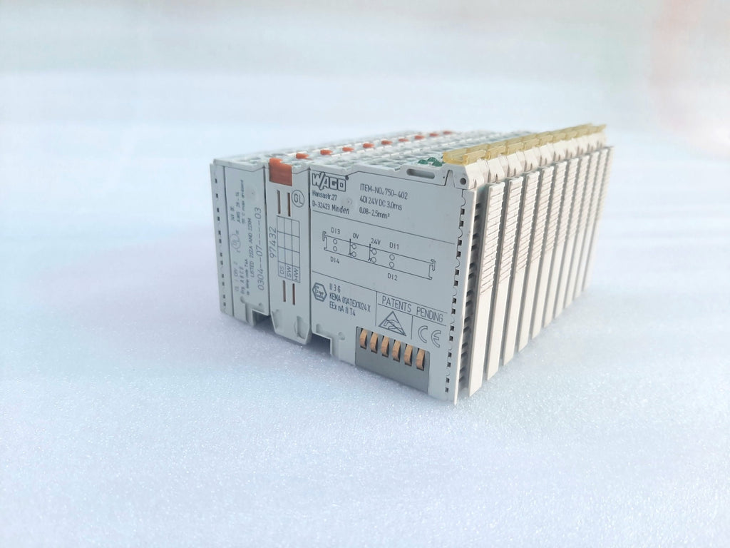 LOT OF 10 WAGO 750-402 INPUT MODULE (5)