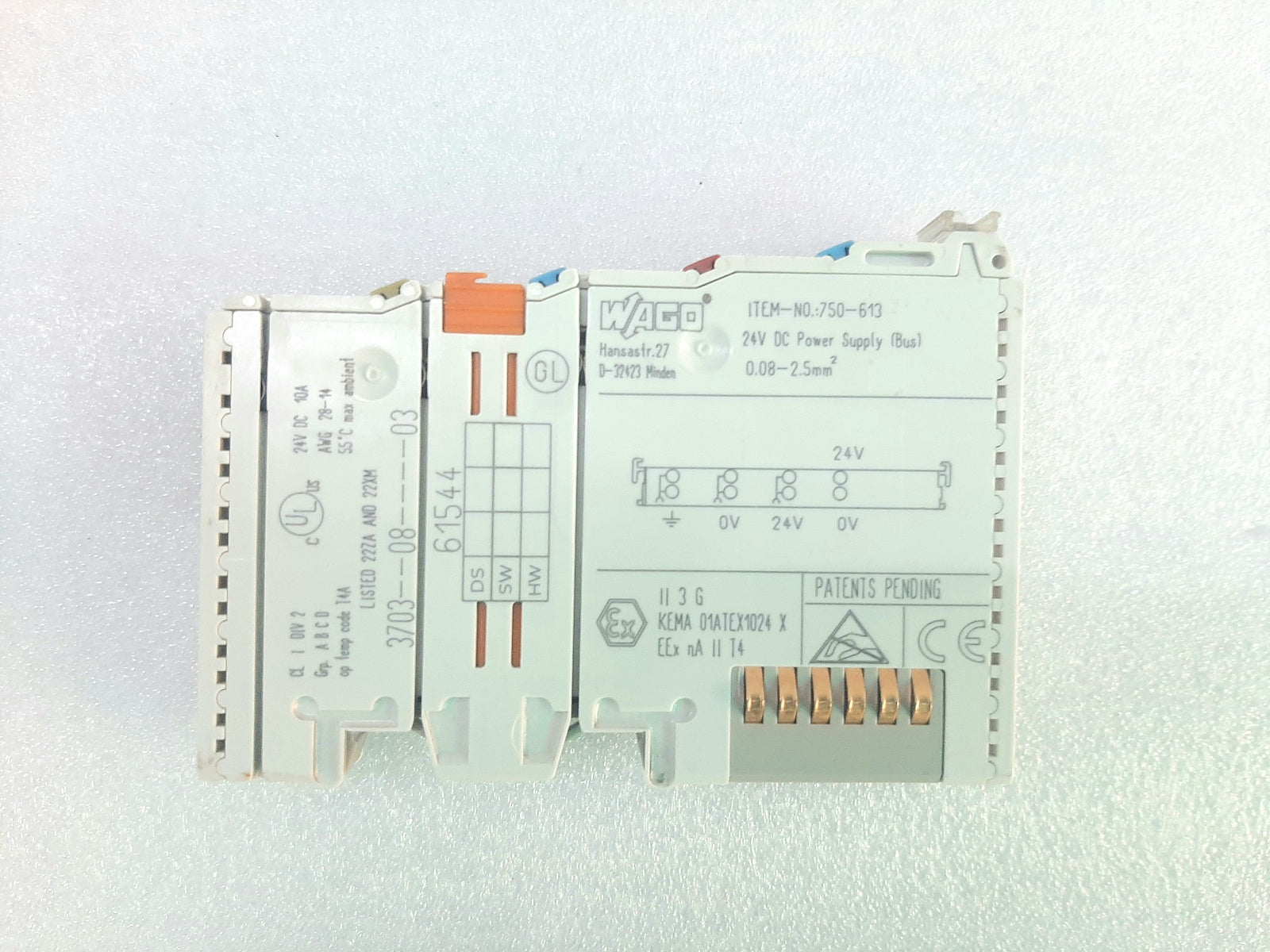 WAGO 750-613 24V DC POWER SUPPLY (2)