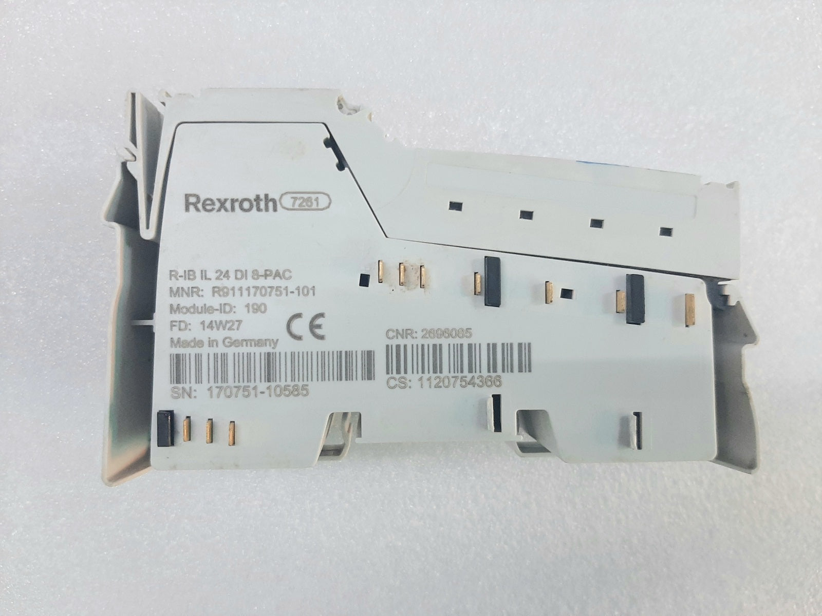 REXROTH R-IB IL DI 8-PAC INLINE TERMINAL MODULE (3)