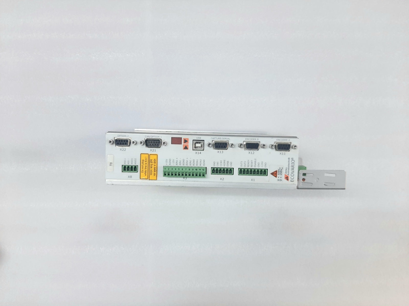 JENAER ENTRIBSTECHNIK ECOVARIO 214AR-AA-000-000 SERVO DRIVE CONTROLLER