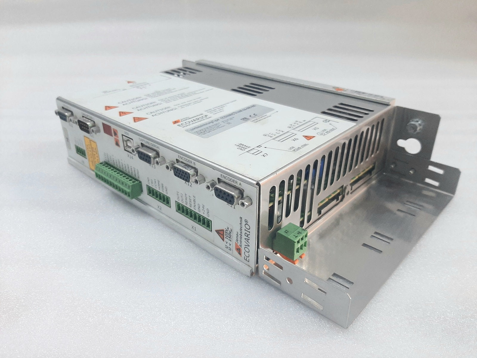 JENAER ENTRIBSTECHNIK ECOVARIO 214AR-AA-000-000 SERVO DRIVE CONTROLLER