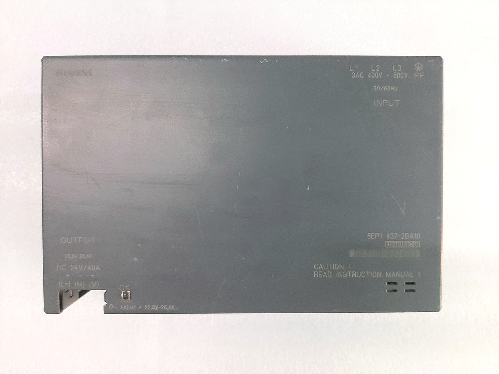 SIEMENS 6EP1 437-2BA10 POWER SUPPLY 3AC 400-500V (2)