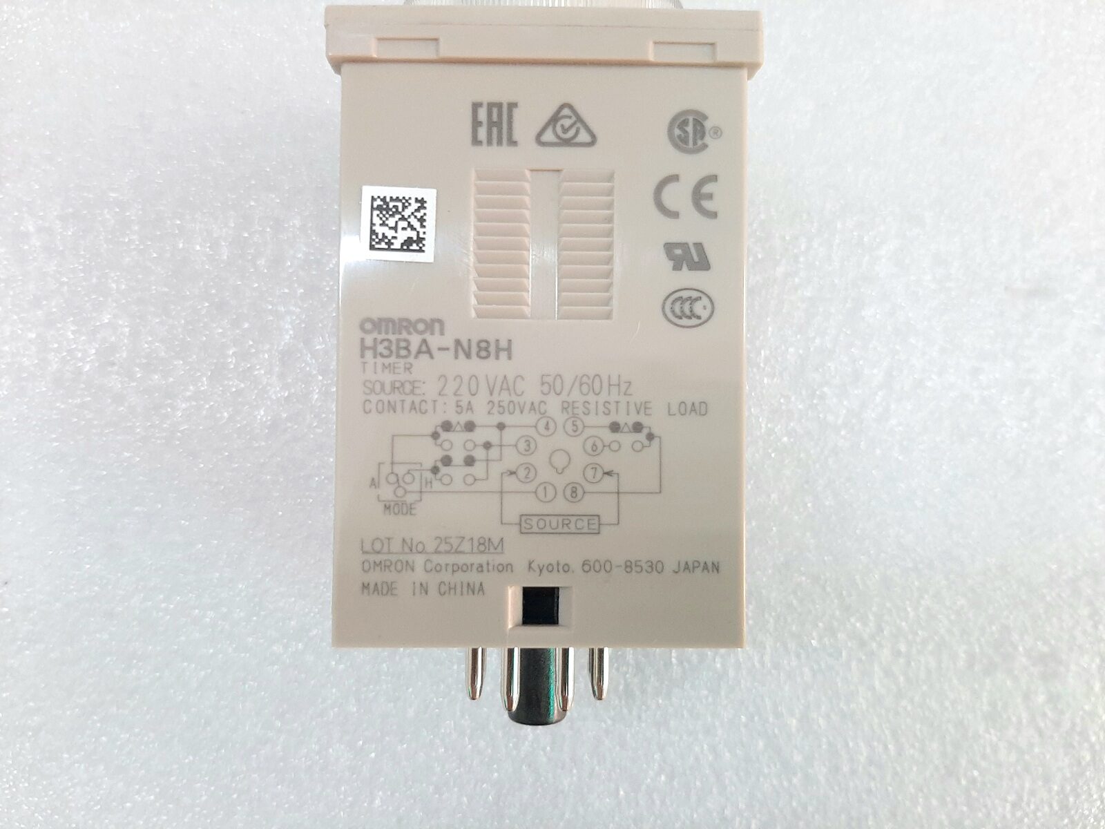 OMRON H3BA-N8H SOLID STATE TIMER