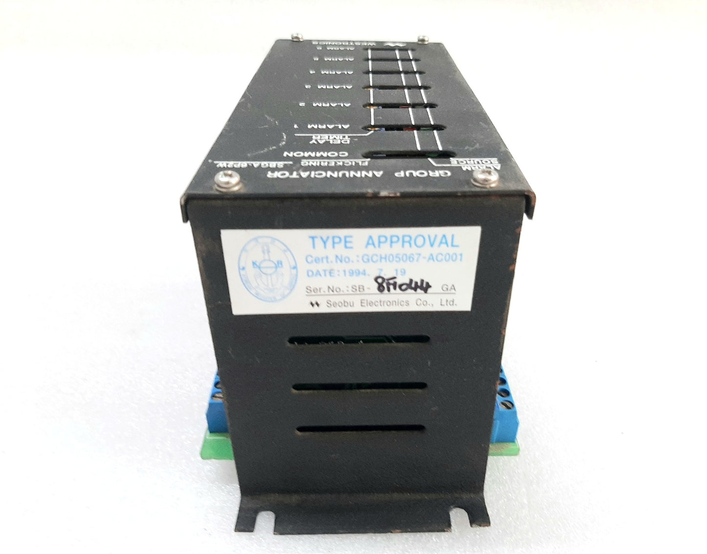 WESTRONICS SBGA-6P2W GROUP ANNUNCIATOR