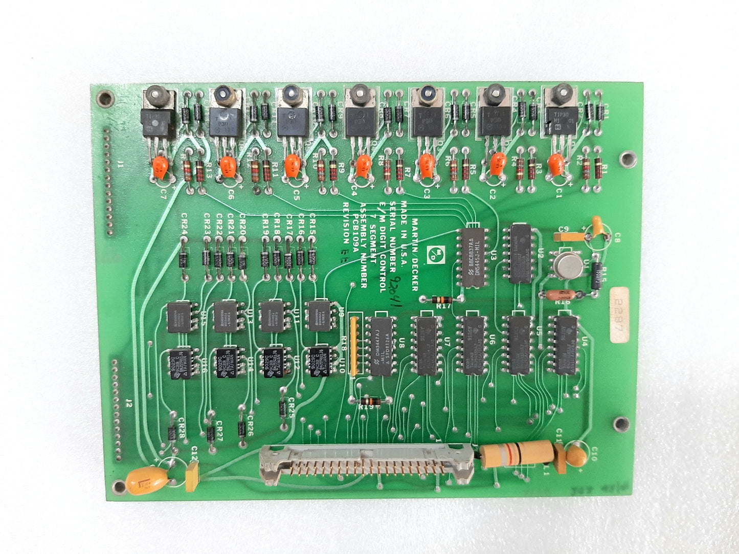 MARTIN DECKER PCB109A EM DIGITAL CONTROL CARD PB0109A REV C (2)