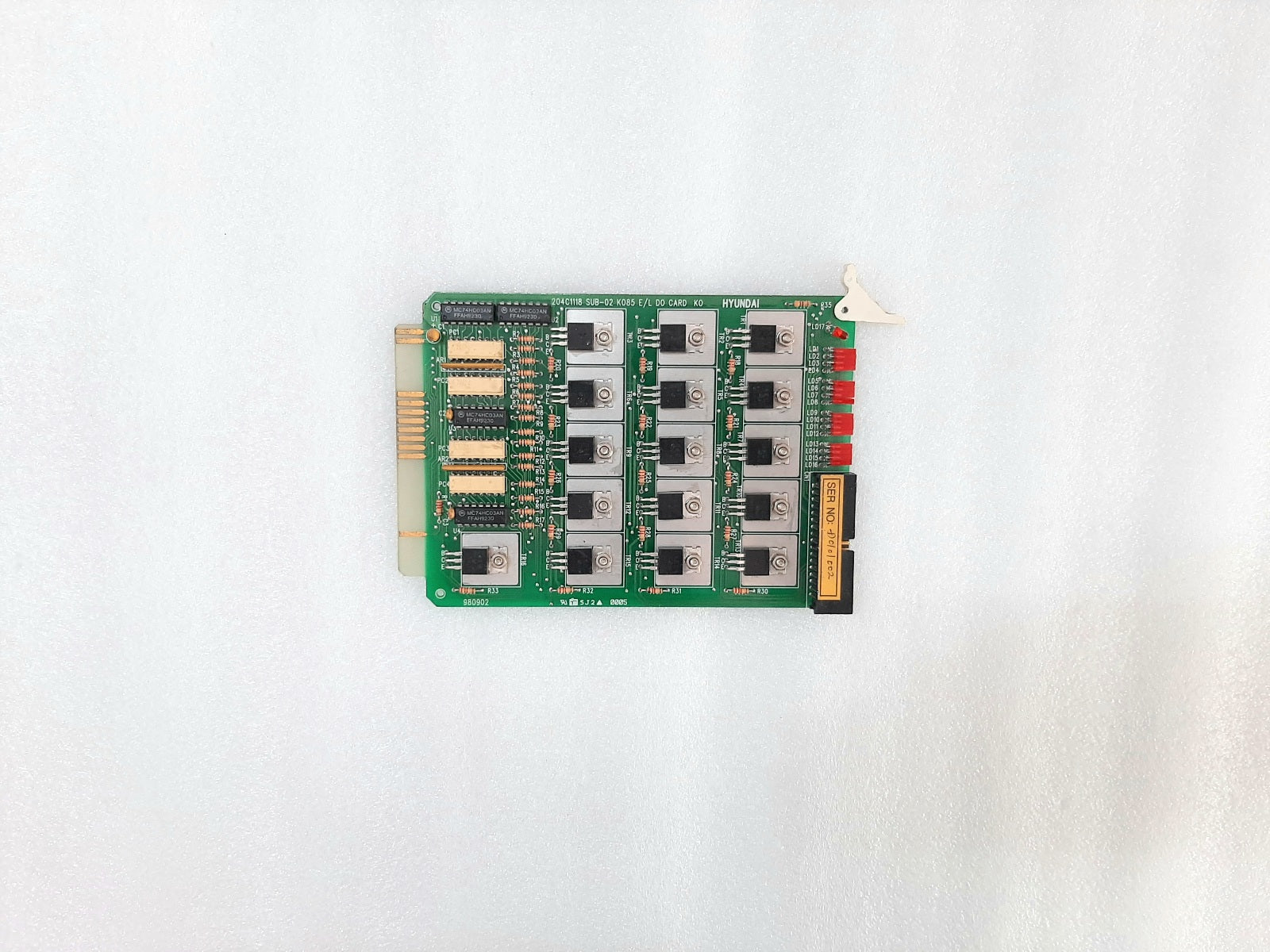 HYUNDAI 204C1118 ELEVATOR CONTROL CARD SUB-02 K085 E/L DO CARD K0