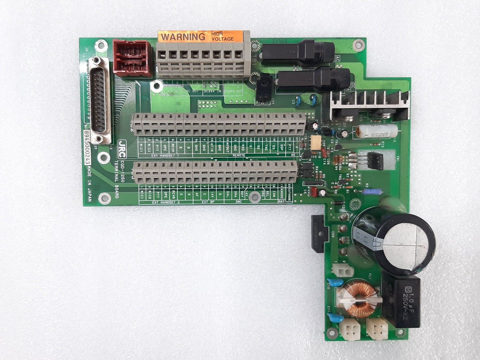 JRC CQD-1250 TERMINAL BOARD 855P05729C