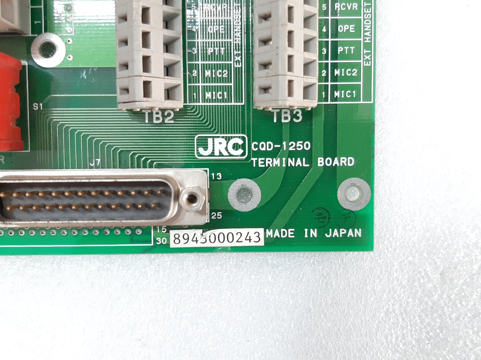 JRC CQD-1250 TERMINAL BOARD 855P05729C