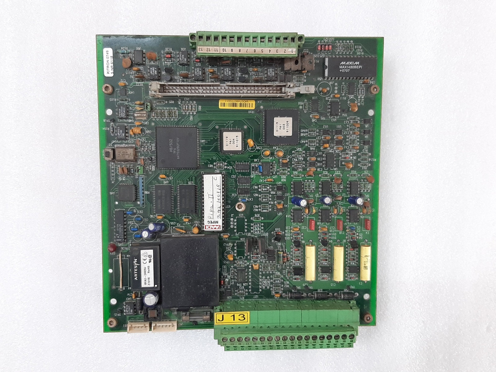 KITRON DI 123 E01 012 REV. B PCB CARD