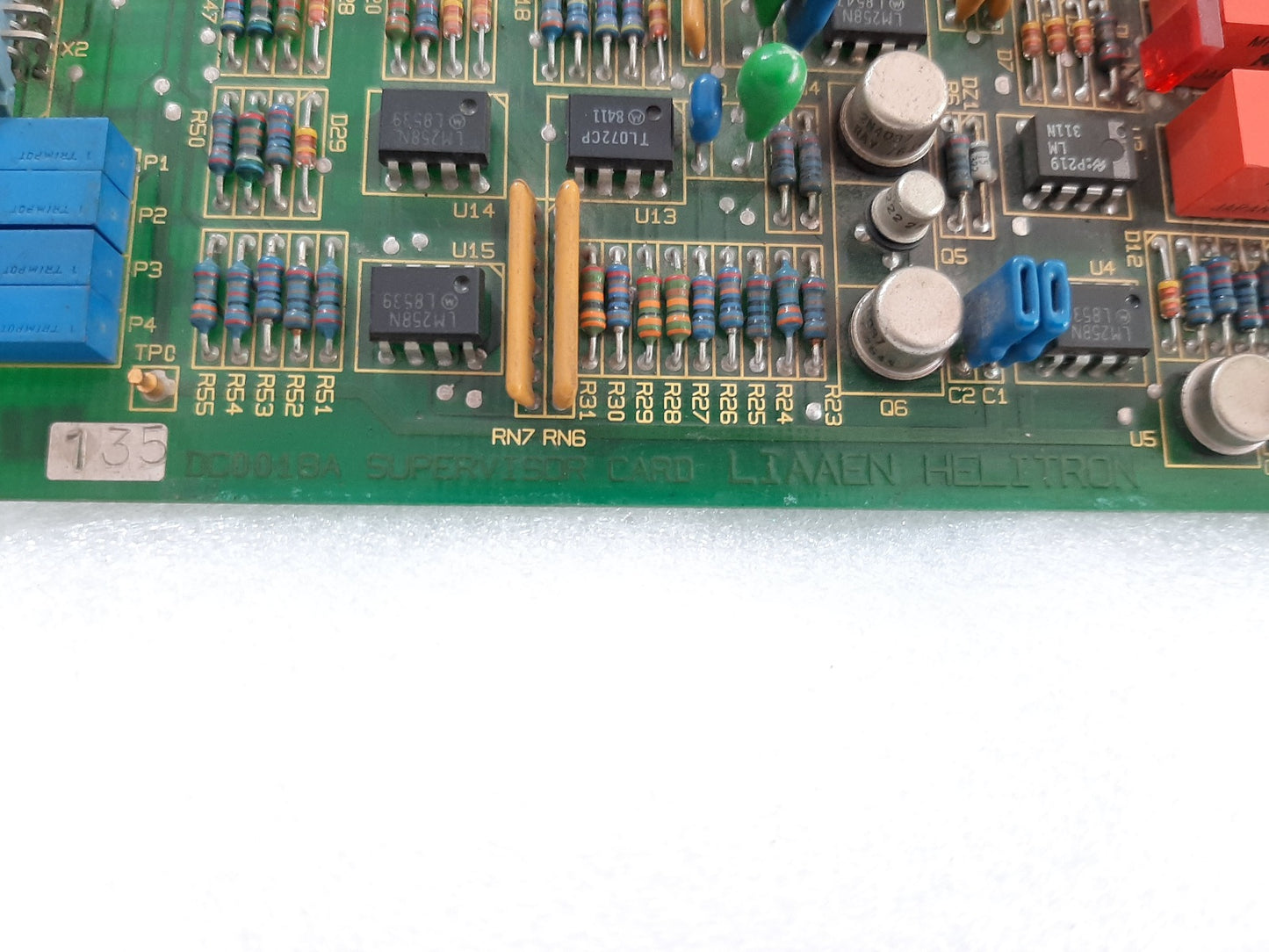 LIAAEN HELITRON DC0018A SUPERVISOR CARD