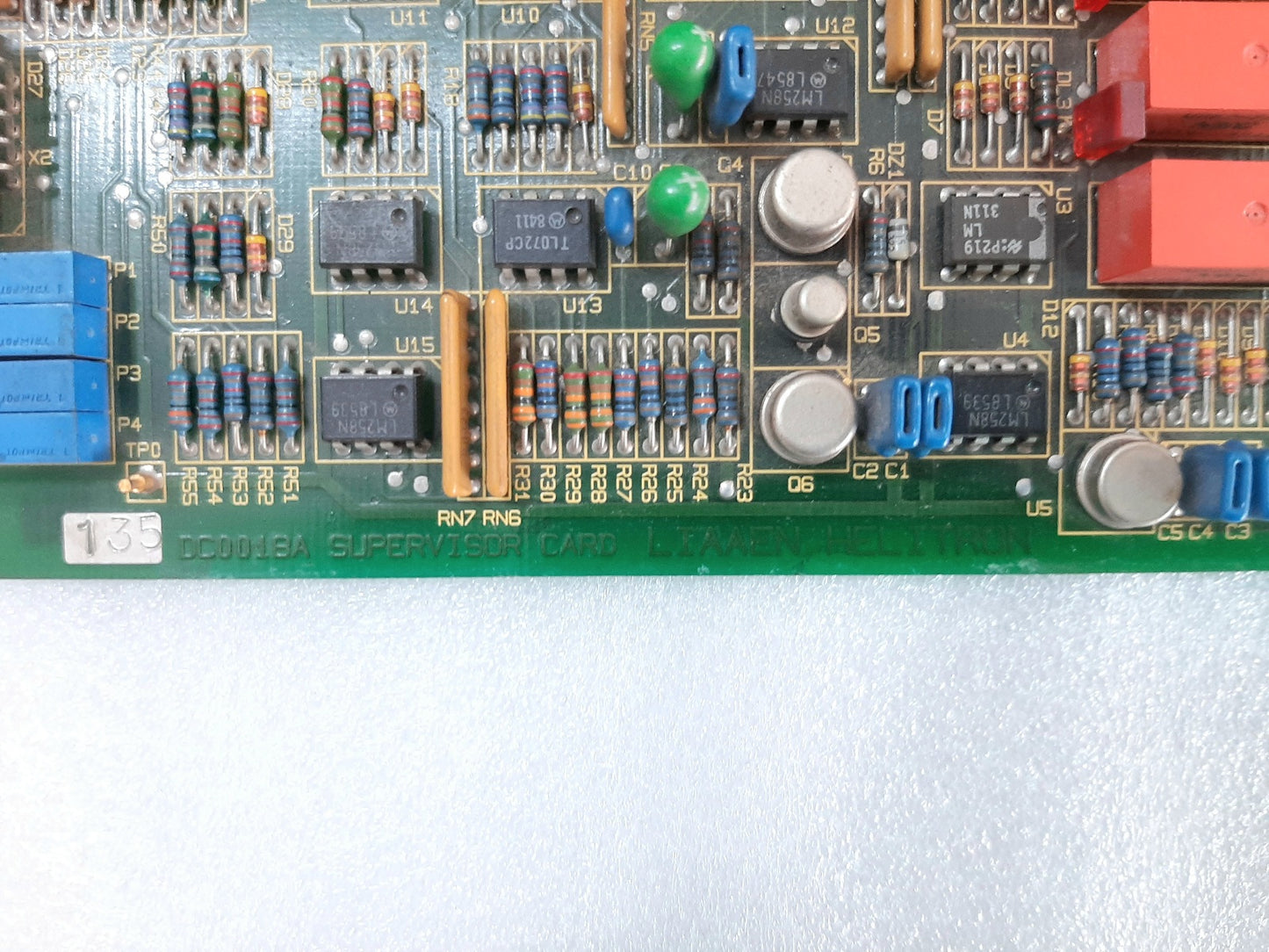 LIAAEN HELITRON DC0018A SUPERVISOR CARD