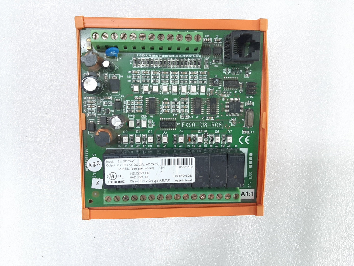 UNITRONICS EX90-DI8-R08 EXPANSION MODULE (2)