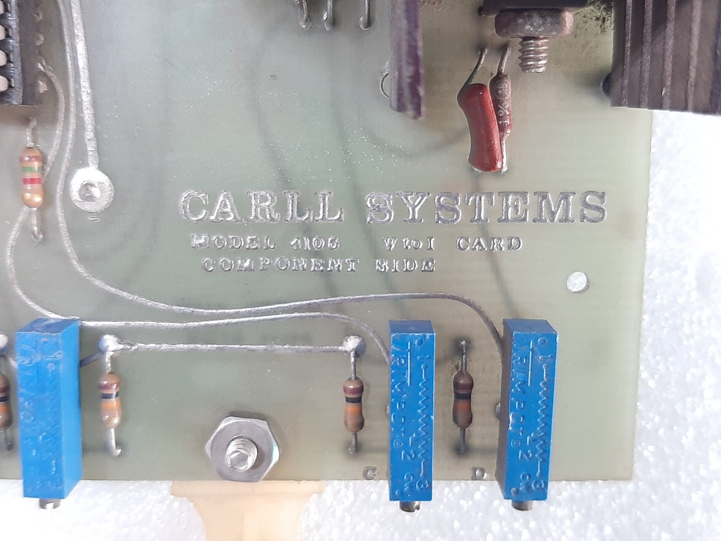 CARLL SYSTEMS 4105 V TO I CARD (3)