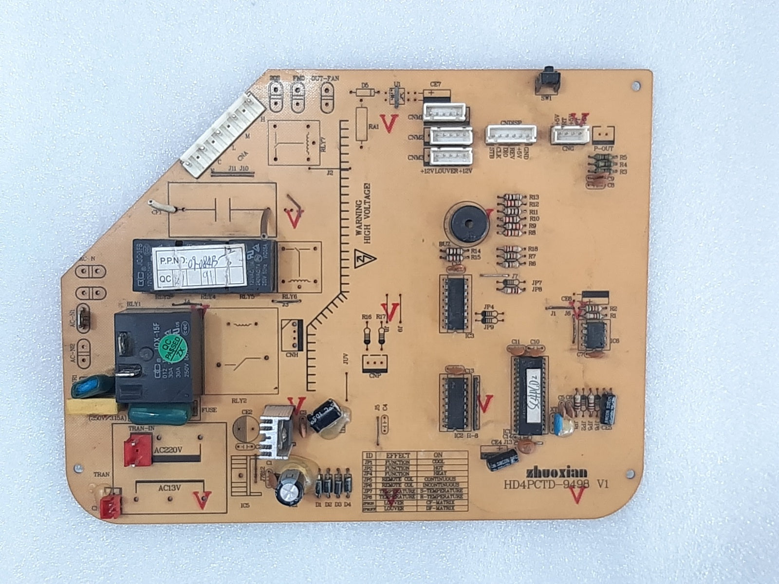 ZHOUXIAN HD4PPCTD-9498 V1 POWER SUPPLY CARD (2)