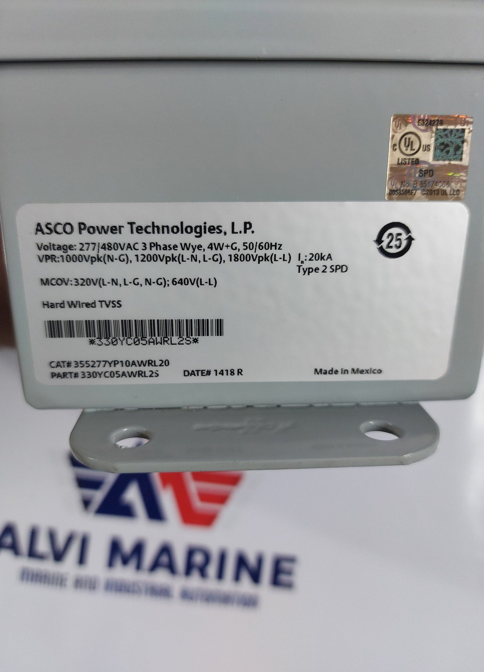 ASCO 300 SERIES 330YC05AWRL2S SURGE PROTECTIVE DEVICE (10)