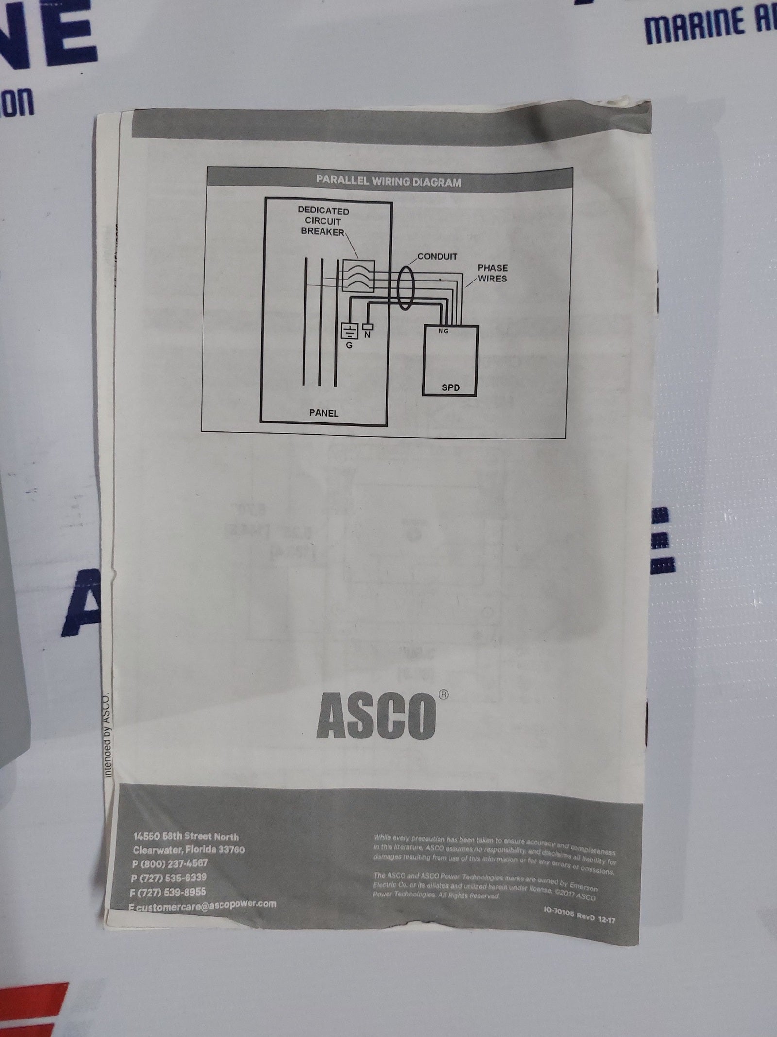 ASCO 300 SERIES 330YC05AWRL2S SURGE PROTECTIVE DEVICE (5)