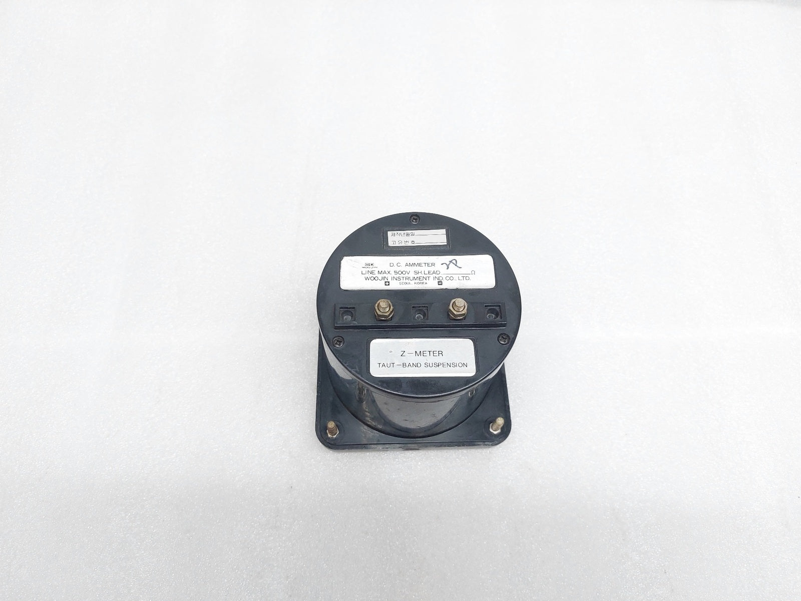 WOOJIN HANLA 0.1-18 D.C. AMMETER