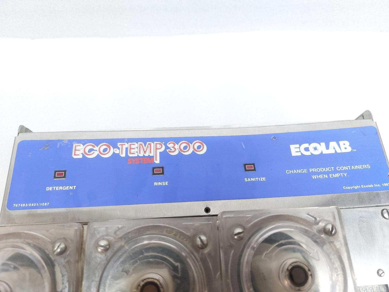 ECOLAB ECO-TEMP 300 ET-300120 AUTOMATIC DISHWASHER STATION (2)