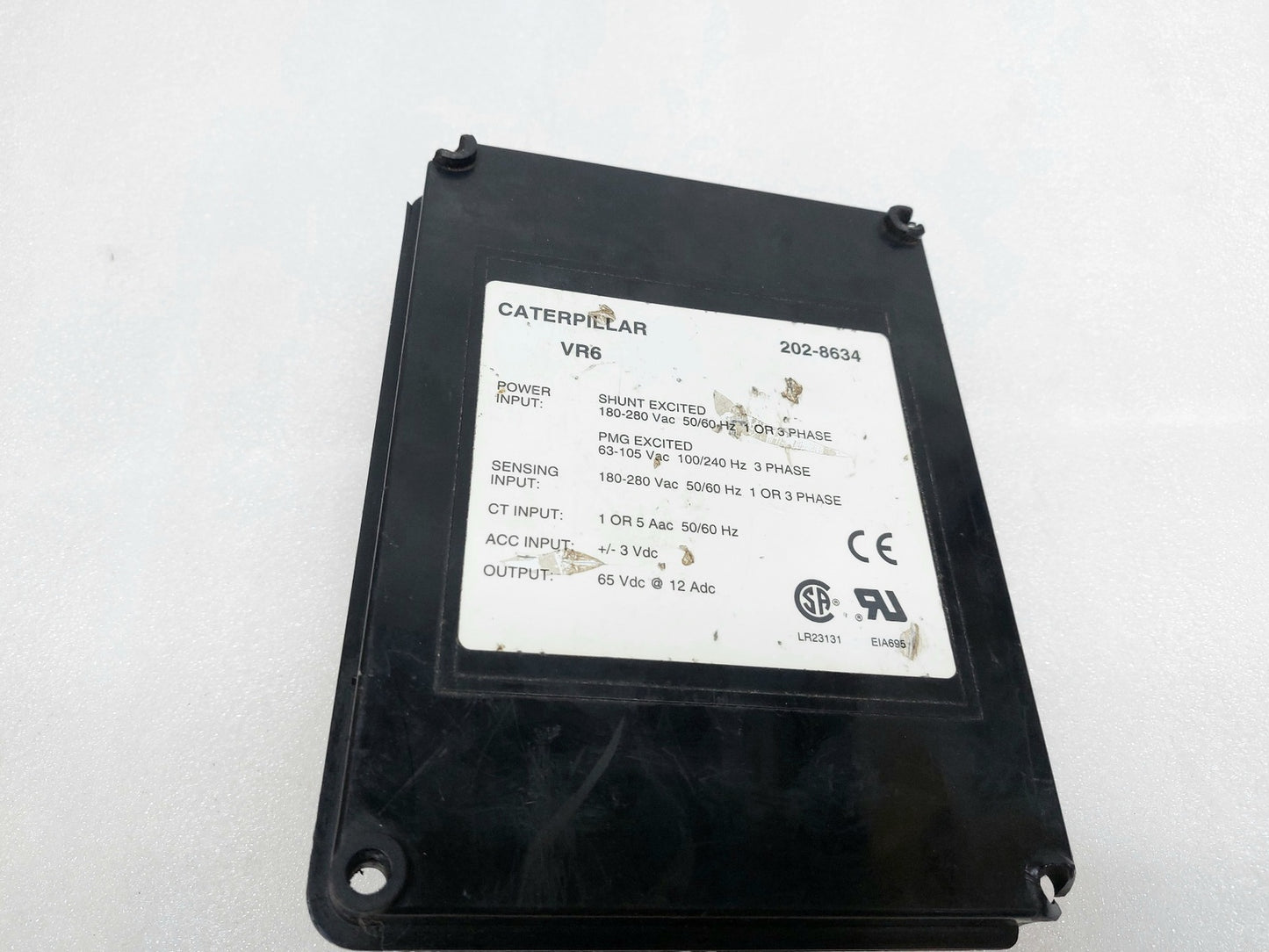 CATERPILLAR VR6 202-8634 AUTOMATIC VOLTAGE REGULATOR