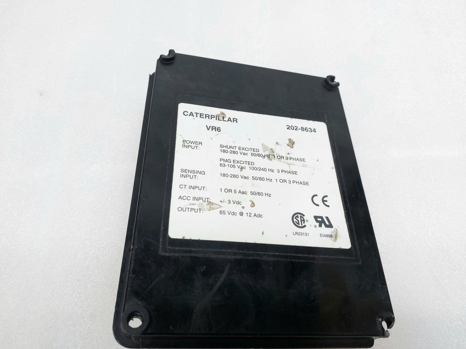 CATERPILLAR VR6 202-8634 AUTOMATIC VOLTAGE REGULATOR