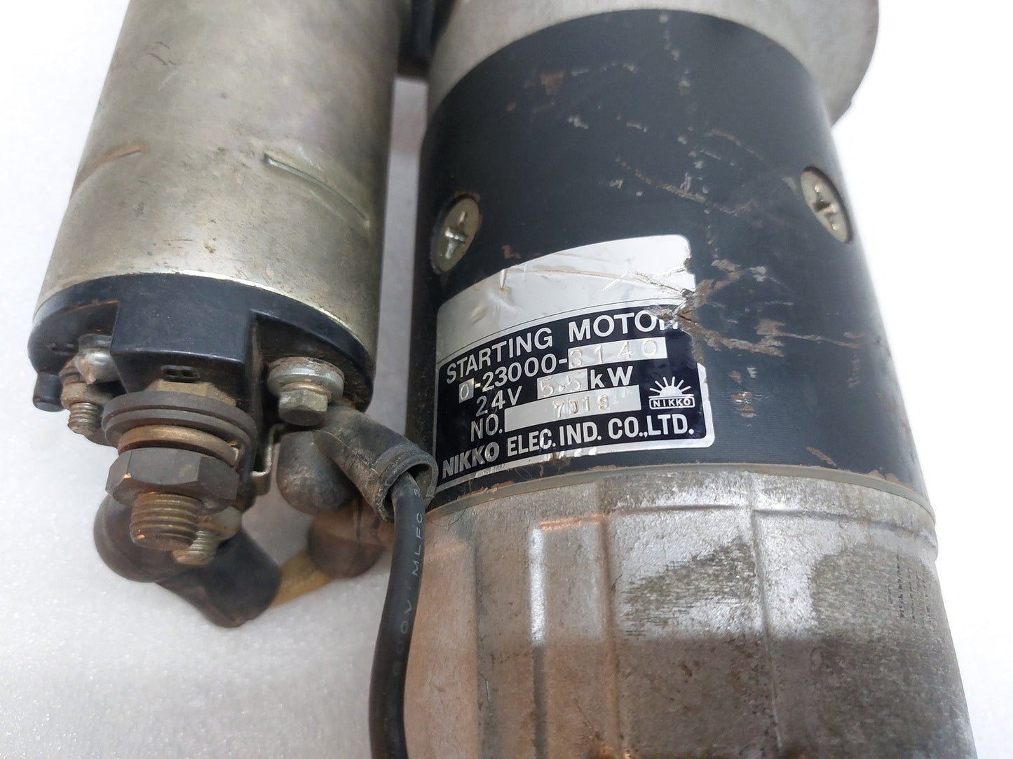 NIKKO 0-23000-3140 STARTING MOTOR 24V 5 (2)