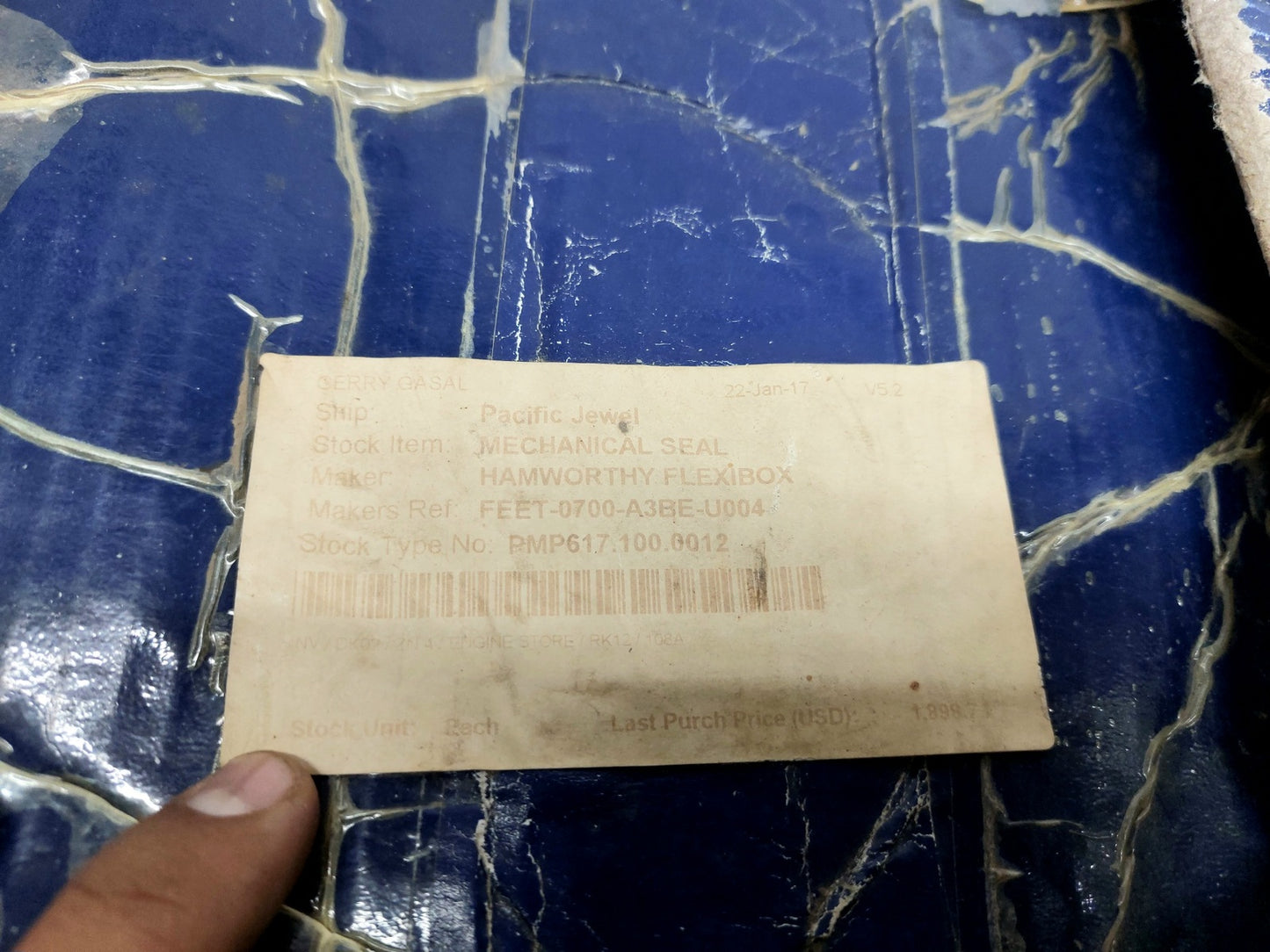 JOHN CRANE MECHANICAL SEAL 65MM FFET FEET-0700-A3BE-U004