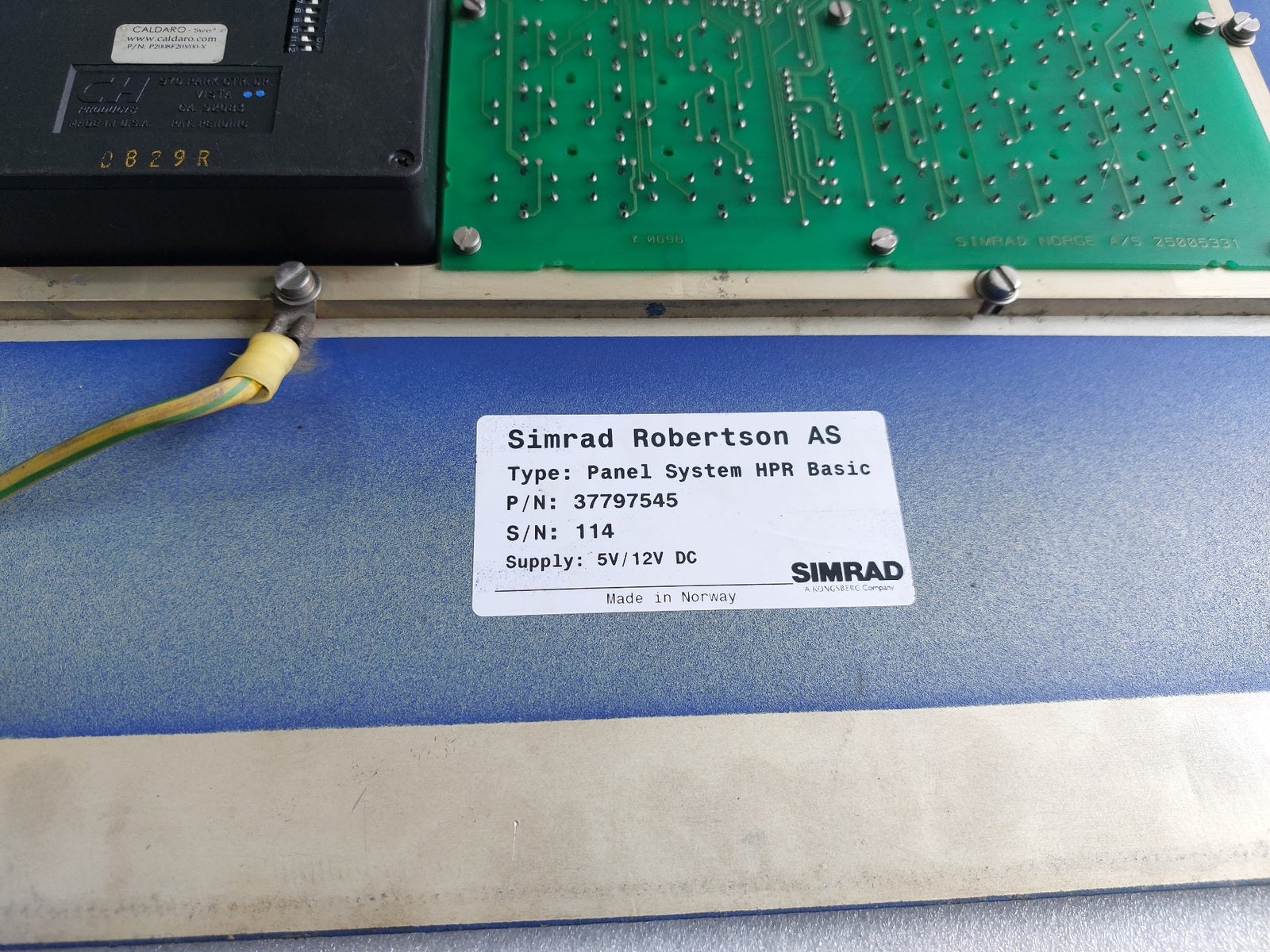 SIMRAD PANEL SYSTEM HPR BASIC 37797545 5V/12V DC