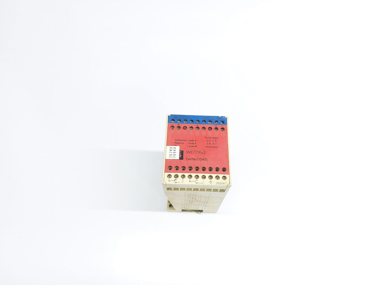 PEPPERL+FUCHS WE77/EX2 SAFETY RELAY SWITCH 01543S