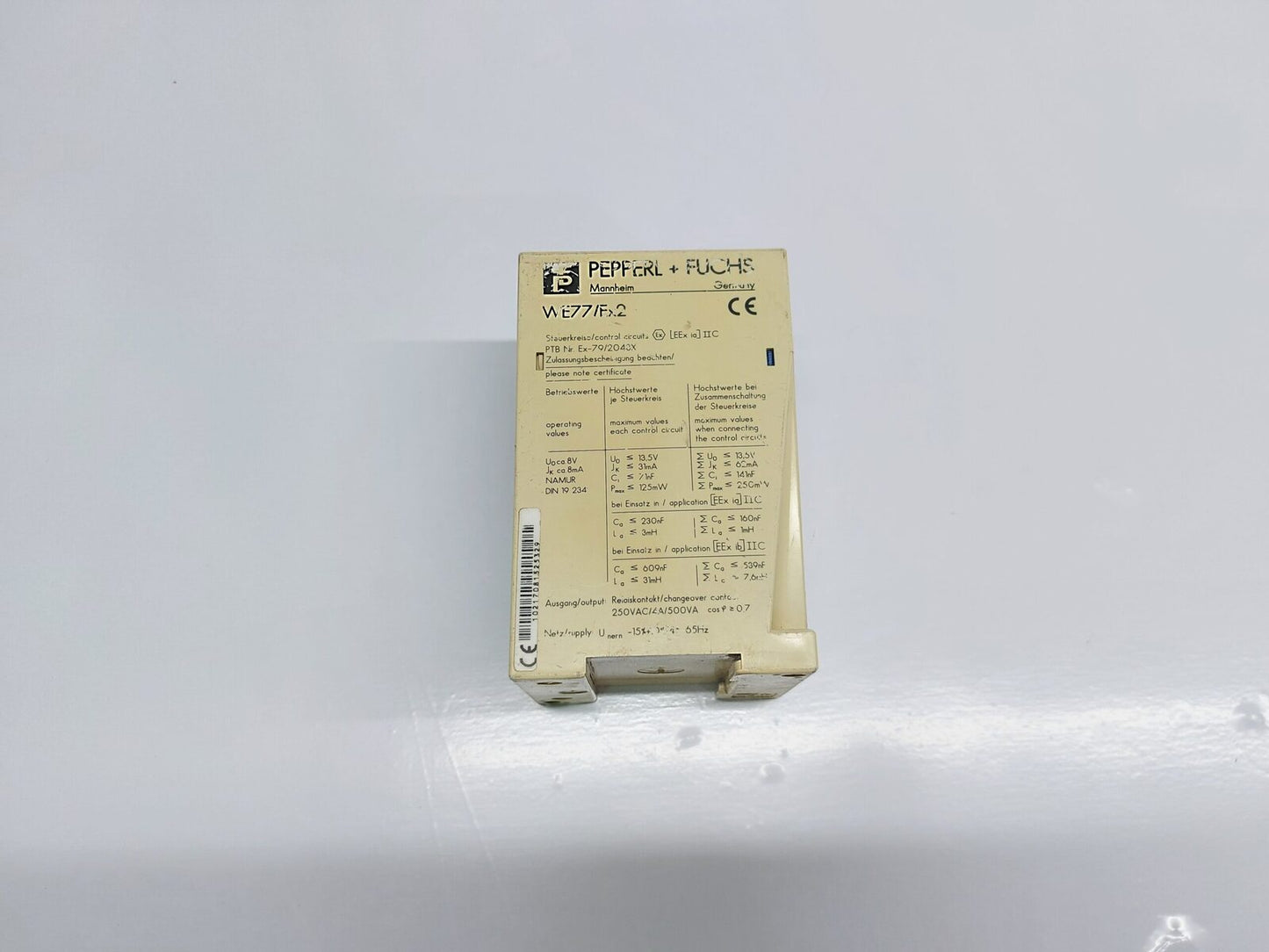 PEPPERL+FUCHS WE77EX2 SAFETY RELAY SWITCH 01543S (3)