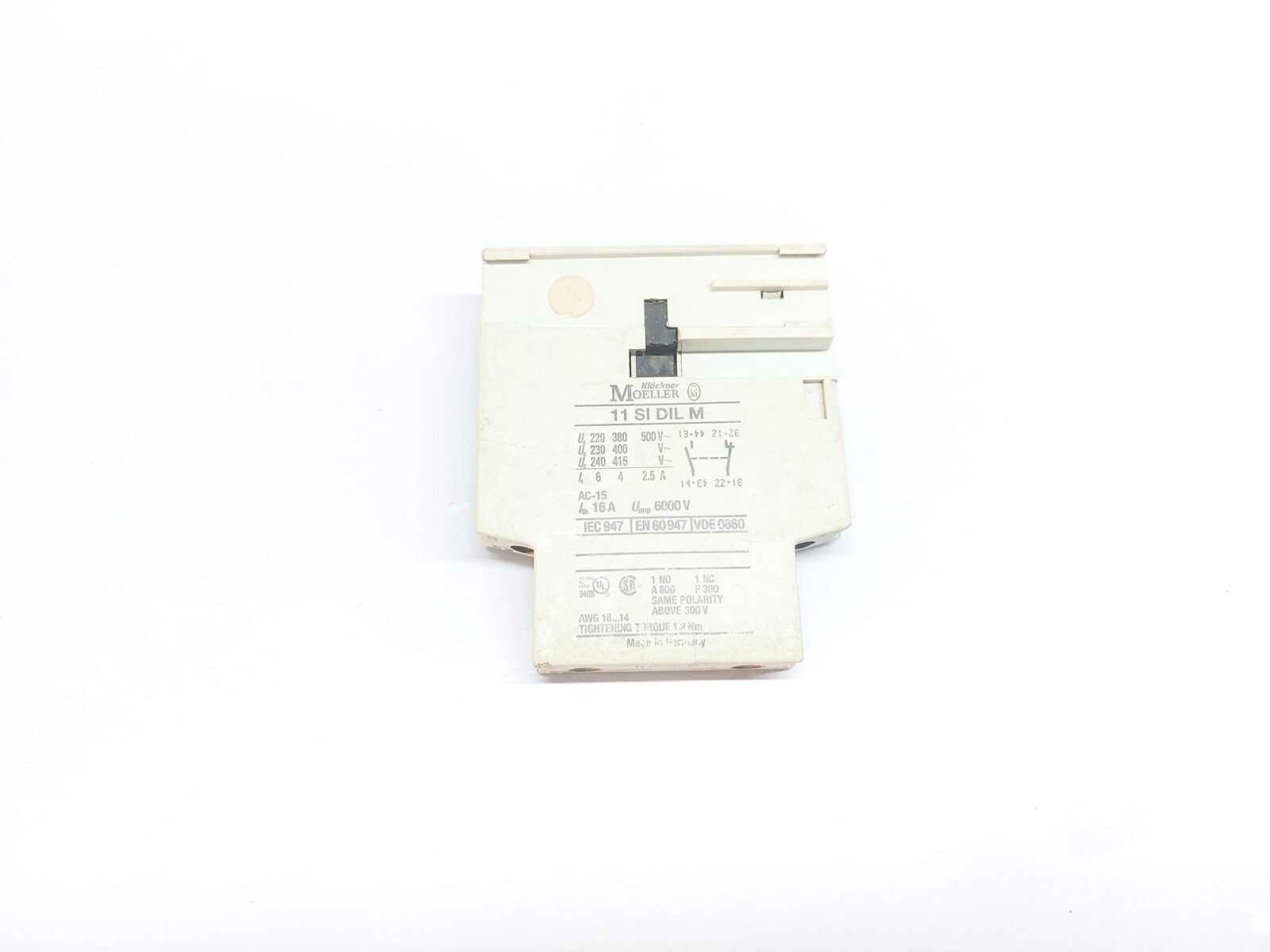 MOELLER 11 SI DIL M AUXILIARY CONTACT