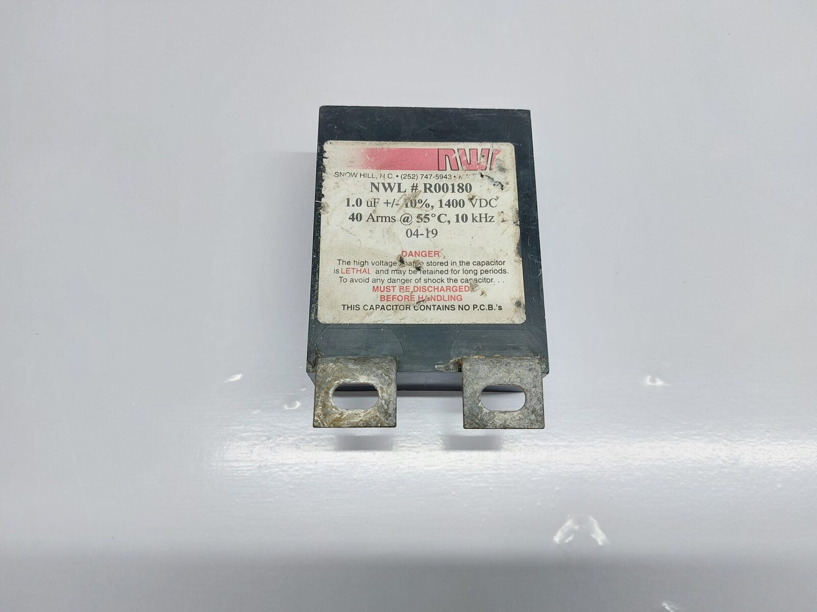 NWL R00180 CAPACITOR 1.0UF+-10% 1400VDC (7)
