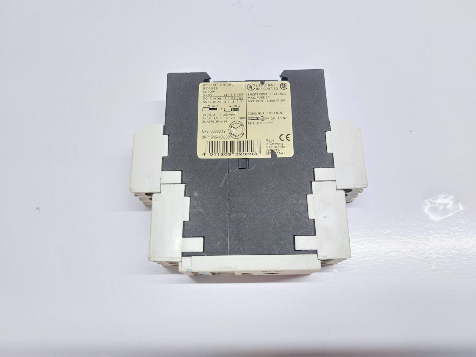 SIEMENS SIRIUS 3R 3RP1505-1BQ30 TIME RELAY (3)