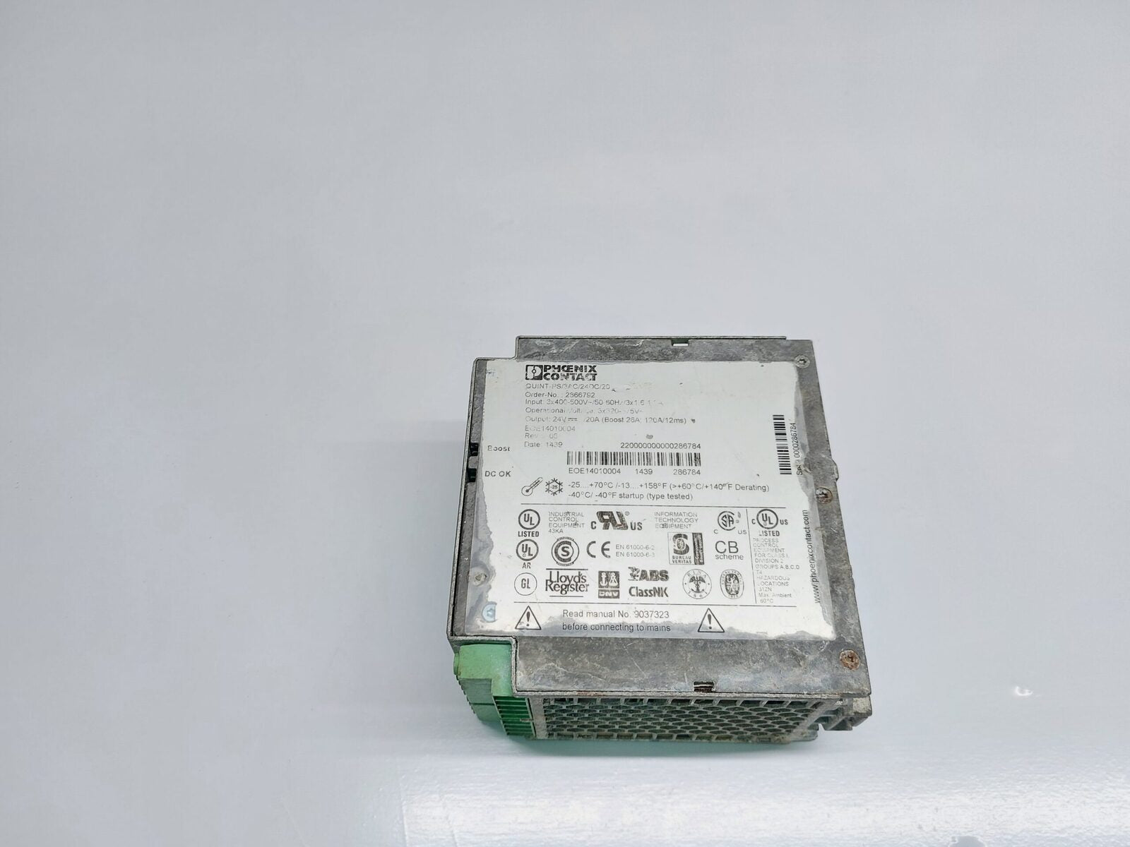 PHOENIX CONTACT QUINT POWER QUINT-PS3AC24DC20 POWER SUPPLY (3)