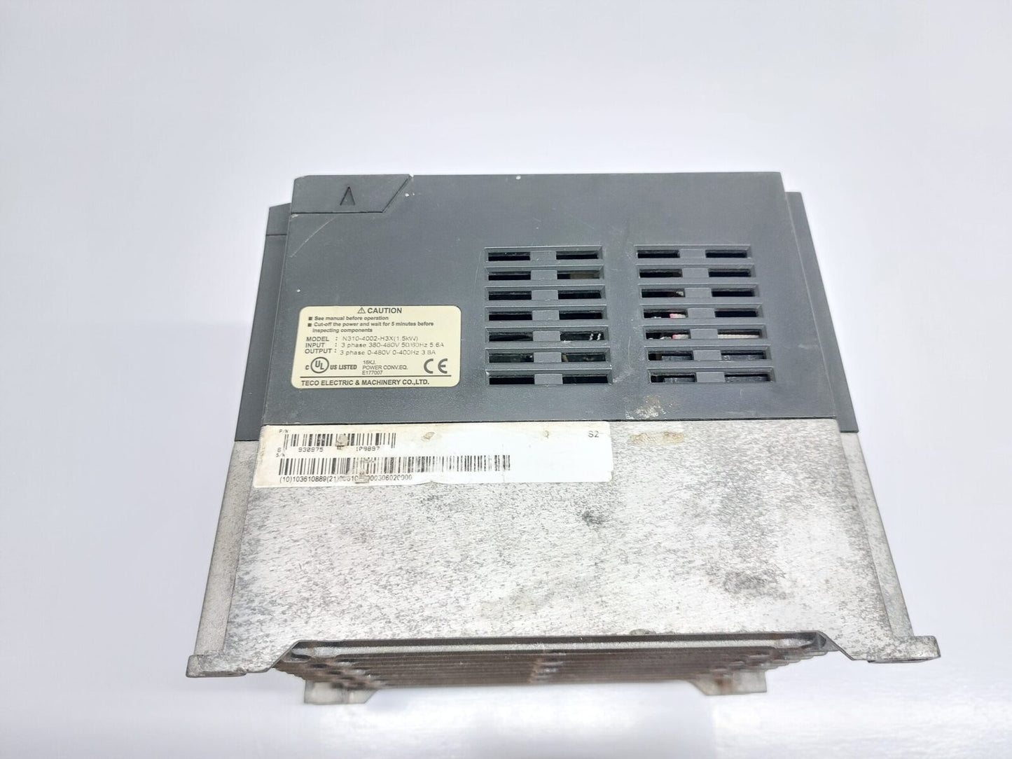 TECO N310-4002-H3X (1.5KW) INVERTER DRIVE 3 PHASE 380-480V 50/60HZ 5.6A