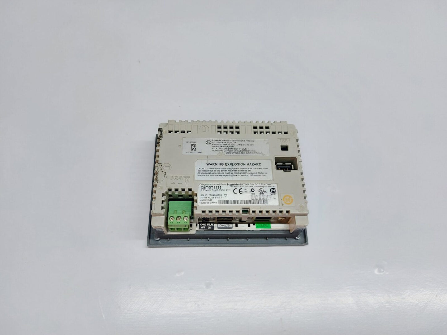 SCHNEIDER ELECTRIC XBTGT1135 3.8" MONO TOUCH PANEL
