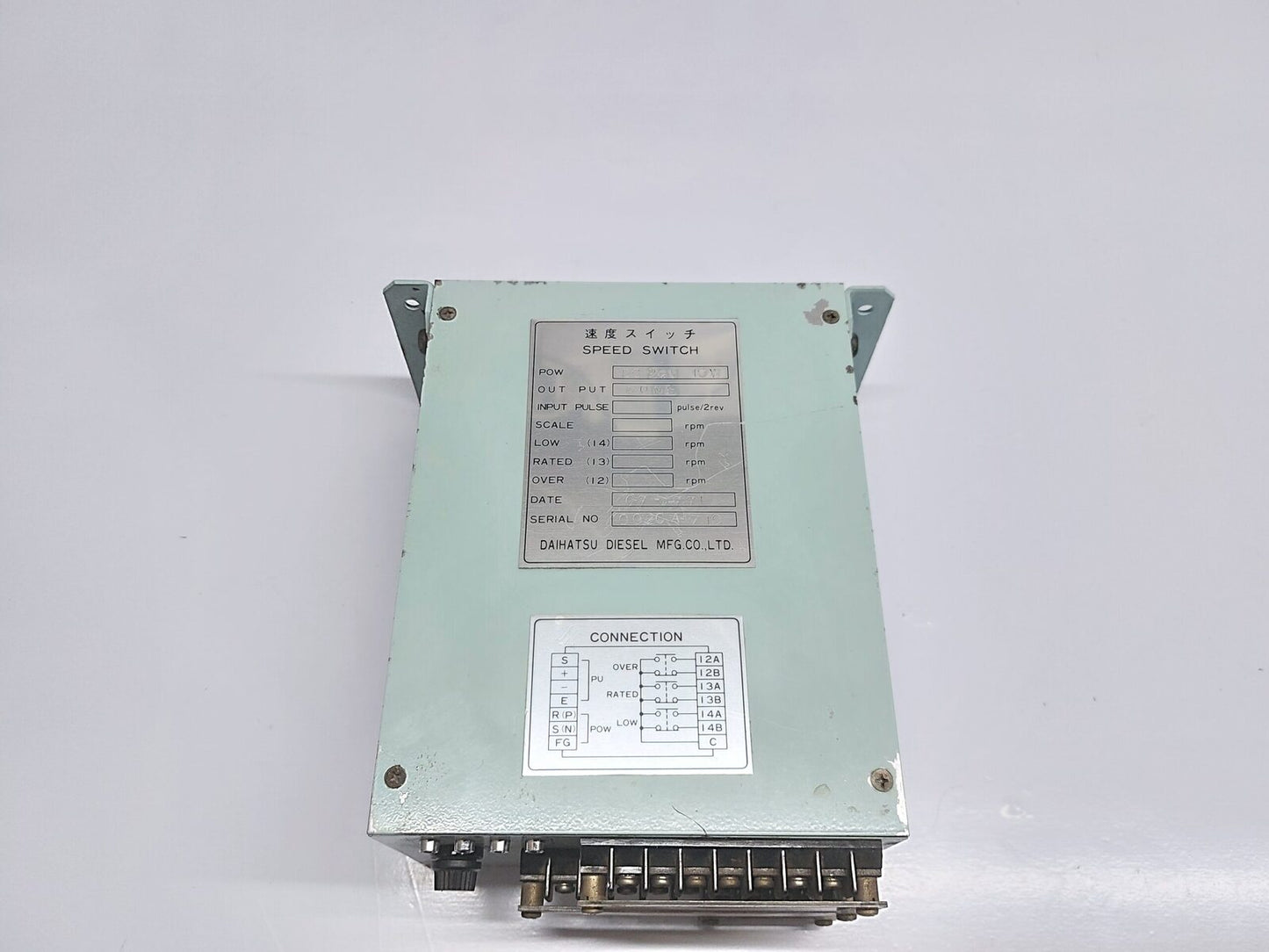 DAIHATSU DIESEL DC 24V 10W SPEED SWITCH