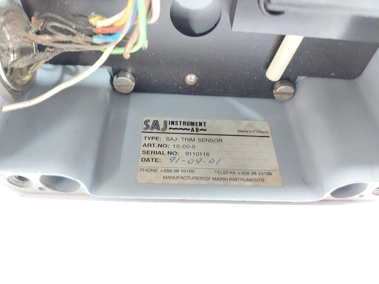 SAJ INSTRUMENT 10-00-0 SAJ-TRIM SENSOR (4)