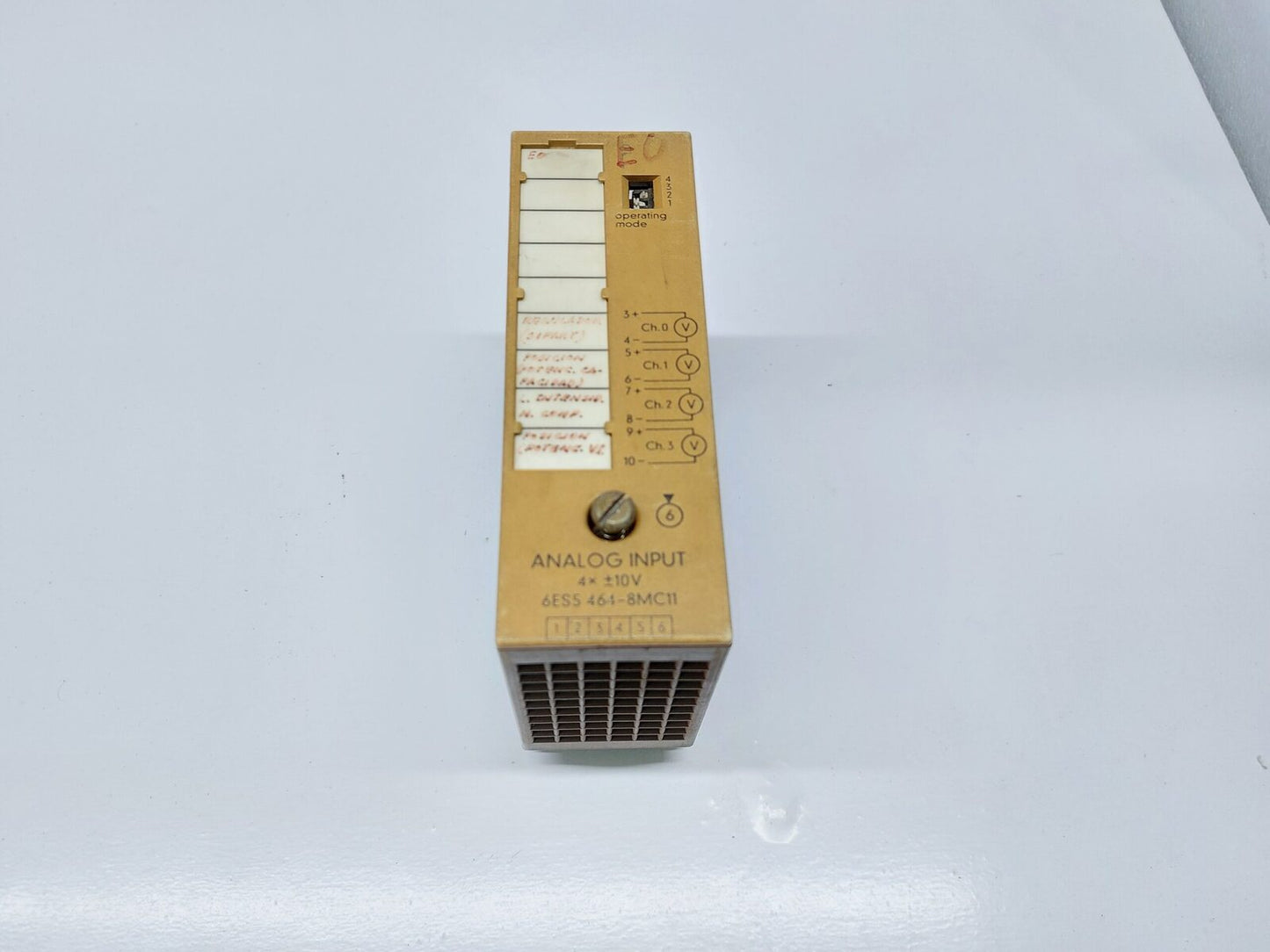 SIEMENS SIMATIC S5 6ES5 464-8MC11 ANALOG INPUT MODULE