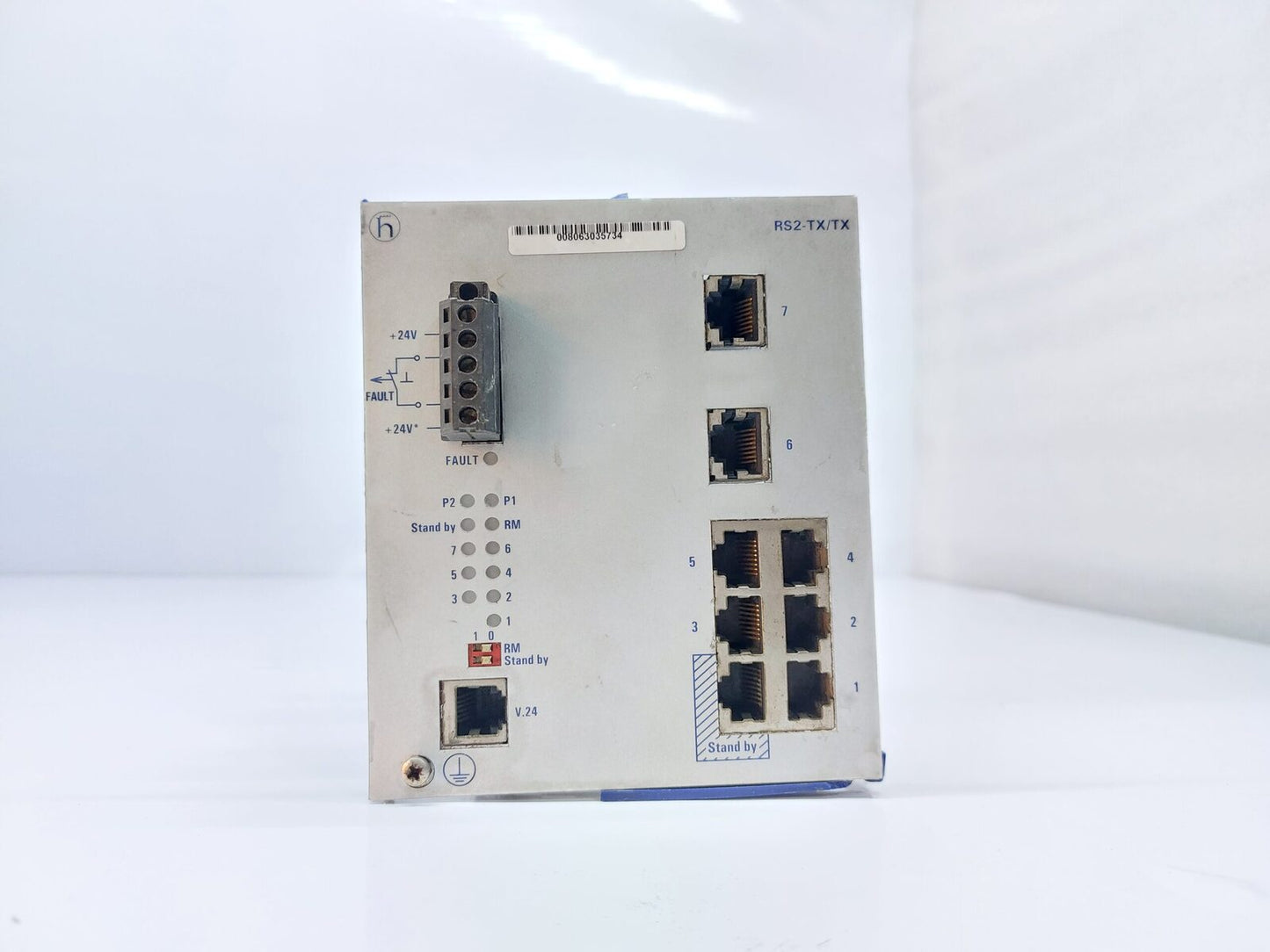 HIRSCHMANN-RS2-TXTX-ETHERNET-DIN-RAIL-SWITCH-37656-001-203G02