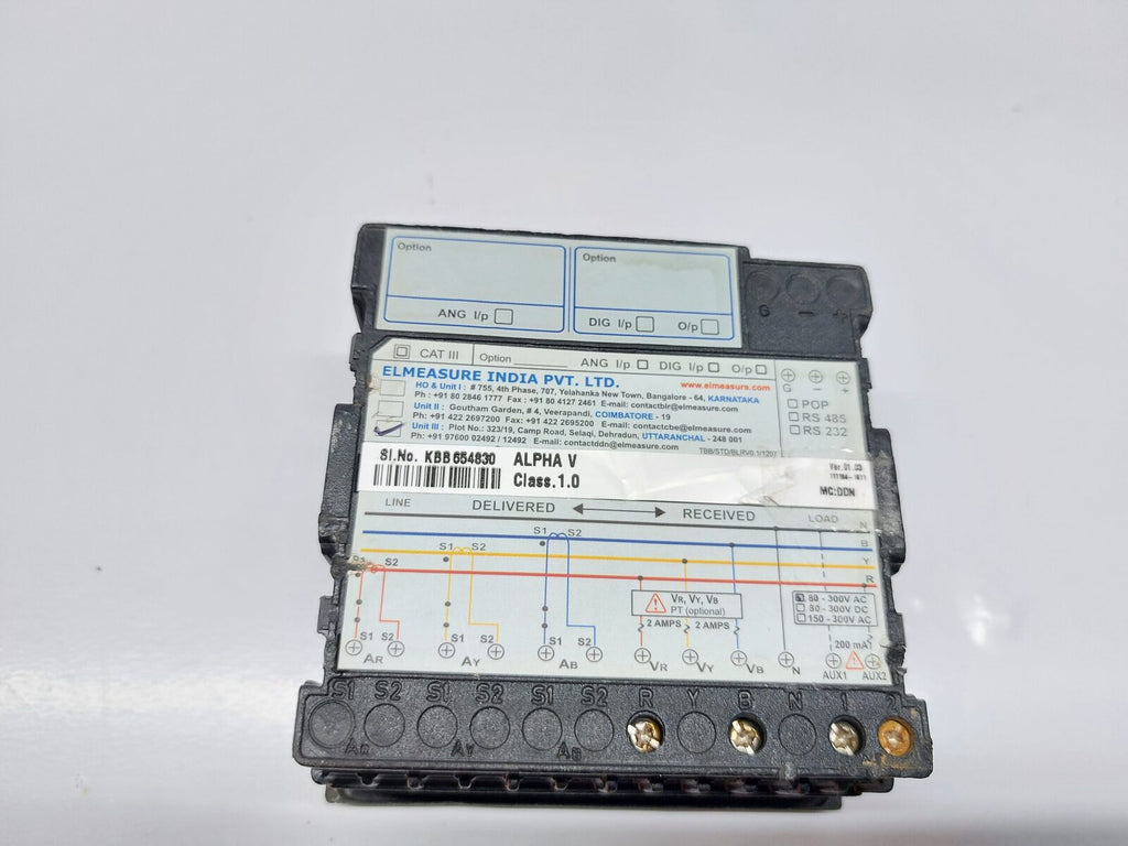 ELMEASURE ALPHA V VOLT METER (7)