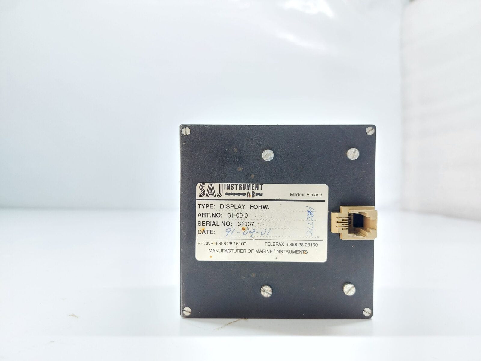 SAJ-DRAFT 31-00-0 DISPLAY FORW