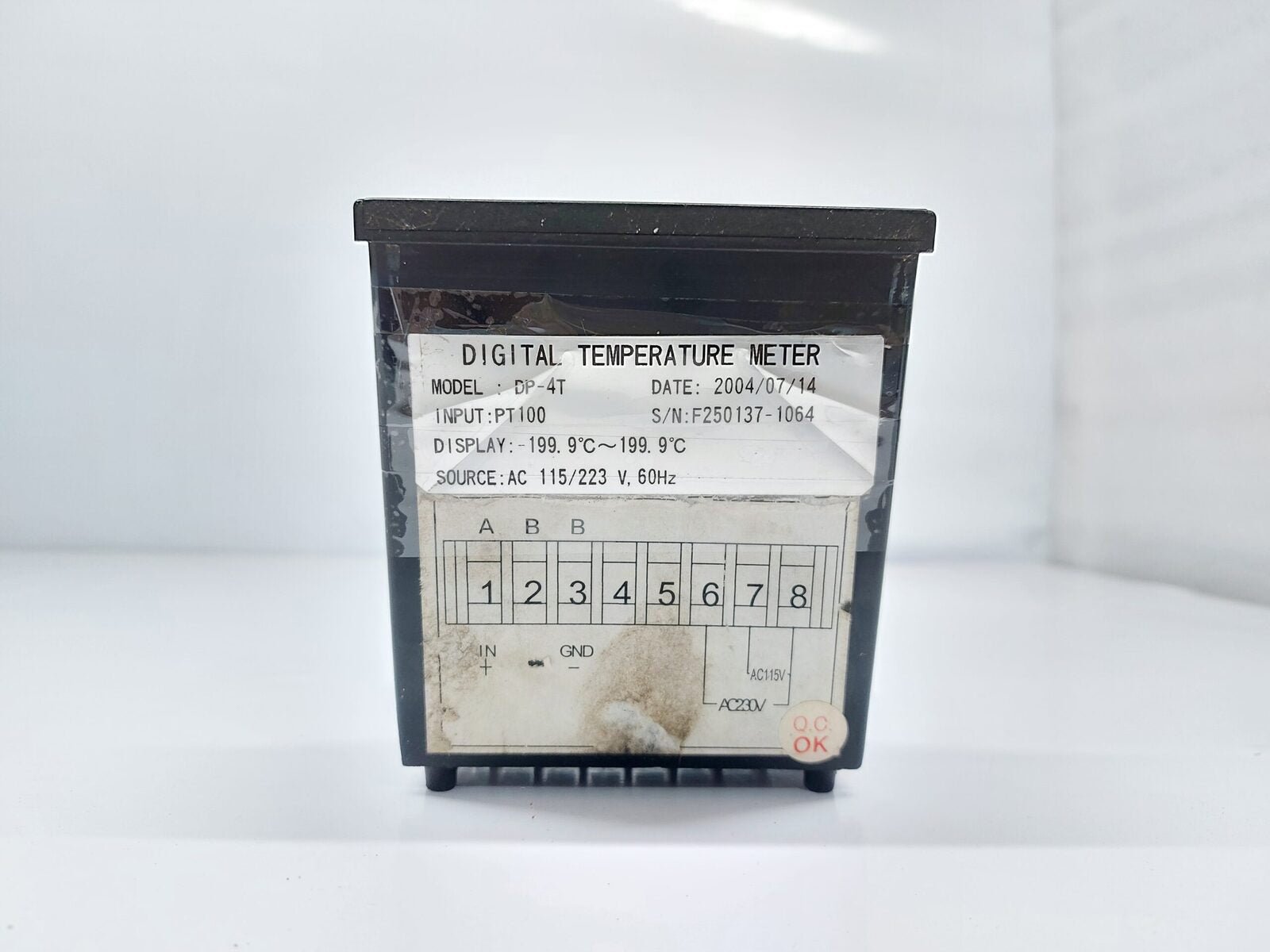 DP-4T DIGITAL TEMPERATURE METER