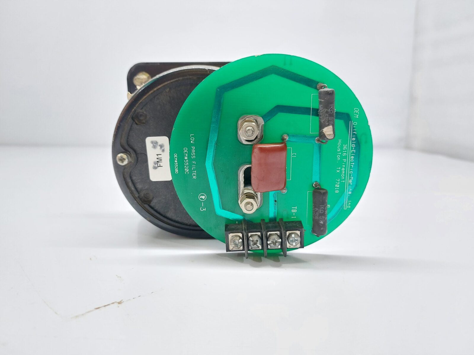 OILFIELD ELECTRIC MARINE CR 077-05GA-PZSM-C6 FREQUENCY METER