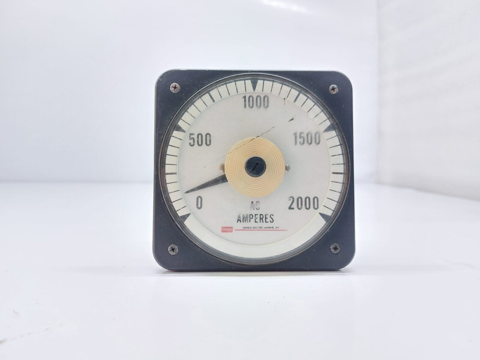 OILFIELD ELECTRIC MARINE CR 07705RAHGTMSM AMPERE METER 0-2000A