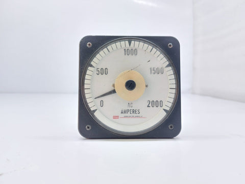 OILFIELD ELECTRIC MARINE CR 07705RAHGTMSM AMPERE METER 0-2000A