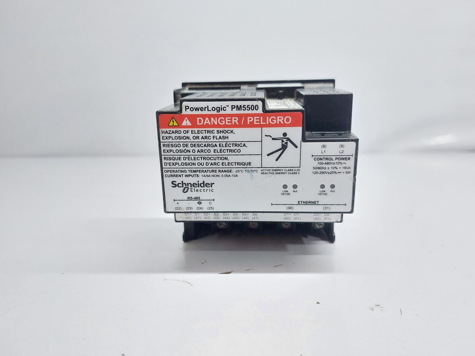SCHNEIDER ELECTRIC POWERLOGIC PM5500 METSEPM5560 POWER METER
