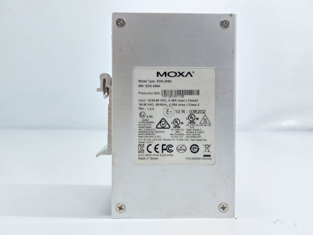 MOXA EDS-208A 8-PORT ETHERNET SWITCH 3093001000332