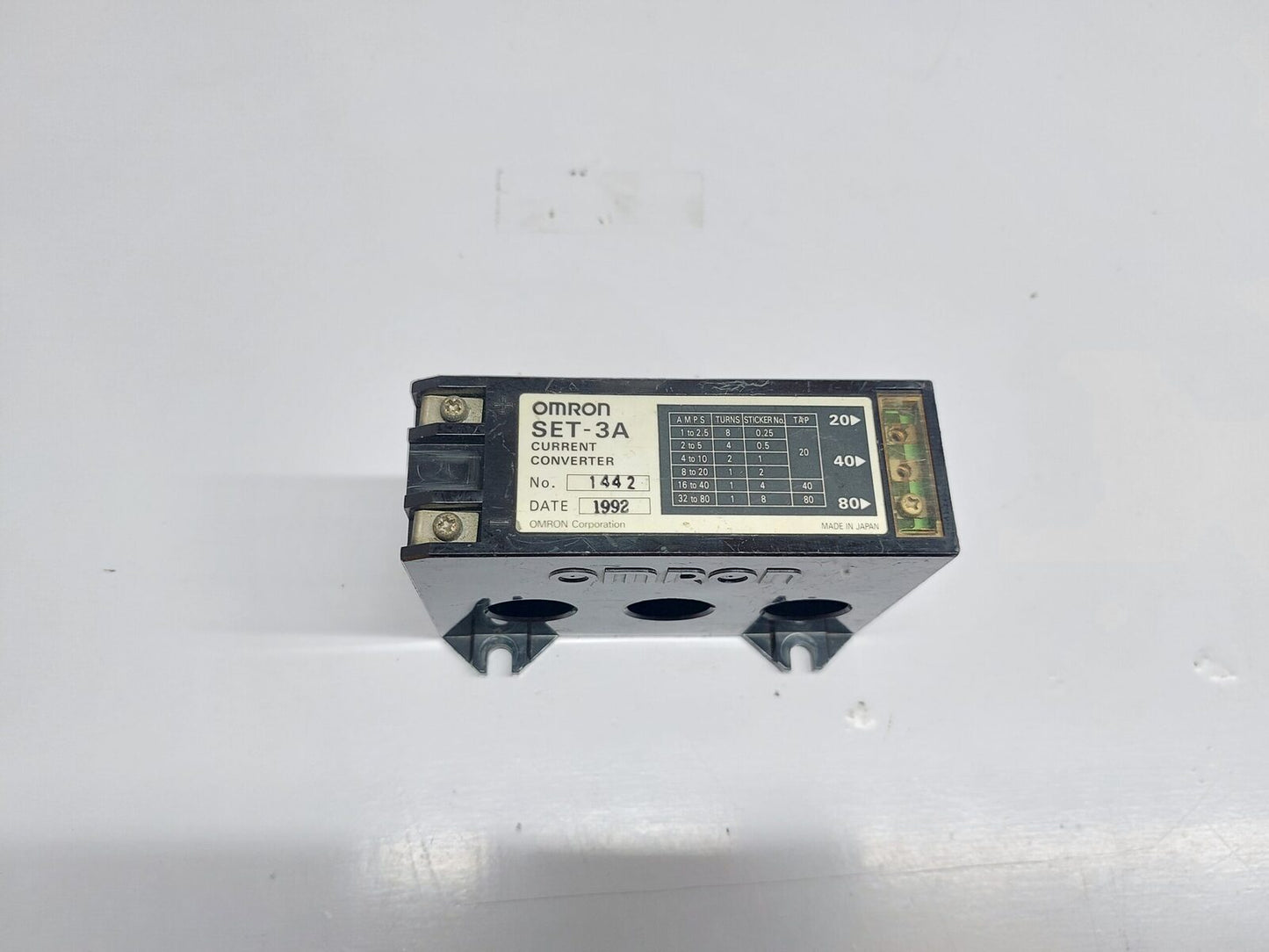 OMRON-SET-3A-CURRENT-CONVERTER